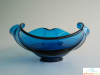 "Bluenique" Viking Glass Bowl 